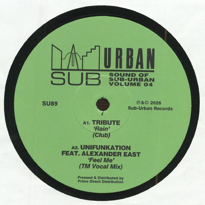 MUSTO, Tommy/KENNY DOPE/MIKE DELGADO/MATTHIAS HEILBRONN - The Sound Of Sub Urban Volume 4 vinyl sleeve