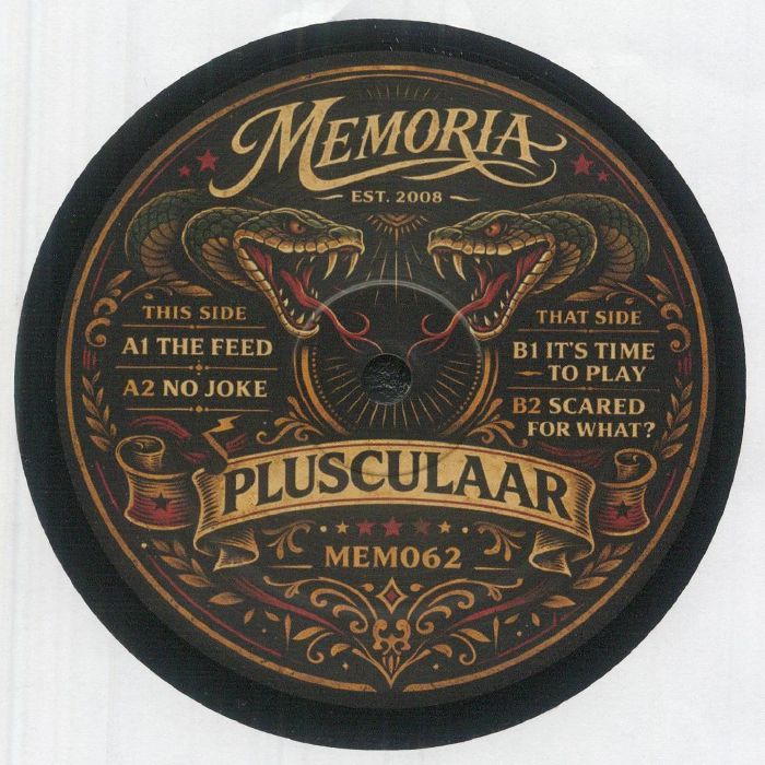 PLUSCULAAR - The Feed EP vinyl sleeve