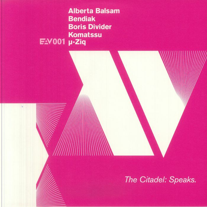 BORIS DIVIDER/MU ZIQ/ALBERTA BALSAM/KOMATSSU/BENDIAK - The Citadel: Speaks vinyl sleeve