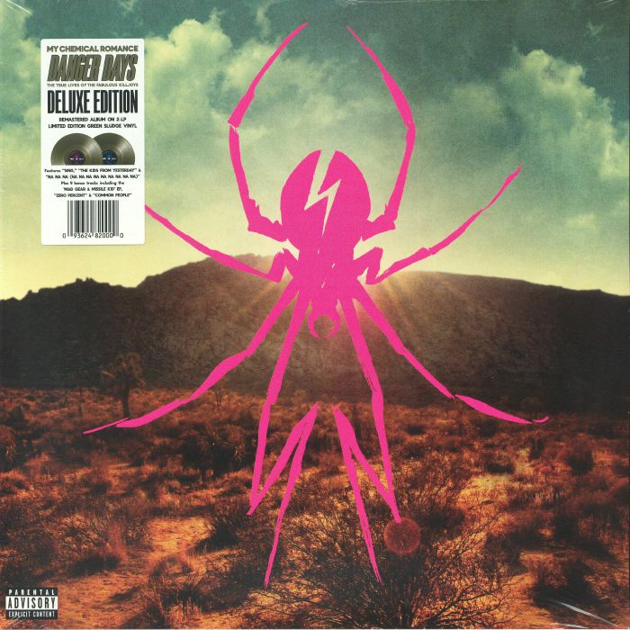 MY CHEMICAL ROMANCE - Danger Days: The True Lives Of The Fabulous Killjoys (Deluxe Edition) vinyl sleeve