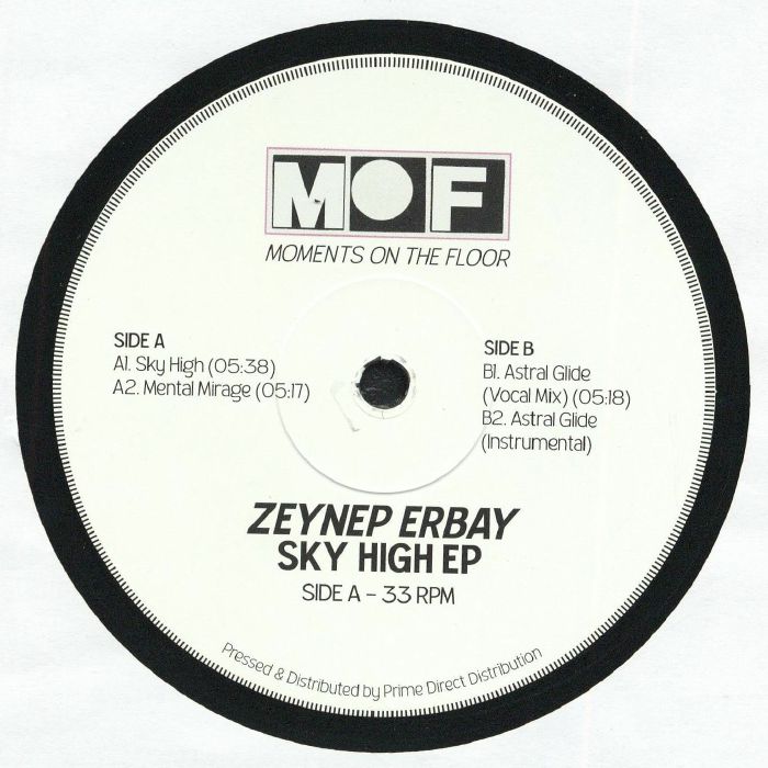 ERBAY, Zeynep - Sky High EP vinyl sleeve