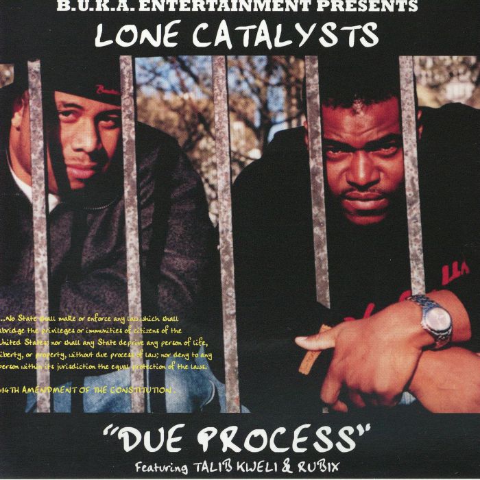 LONE CATALYSTS - Due Process vinyl sleeve