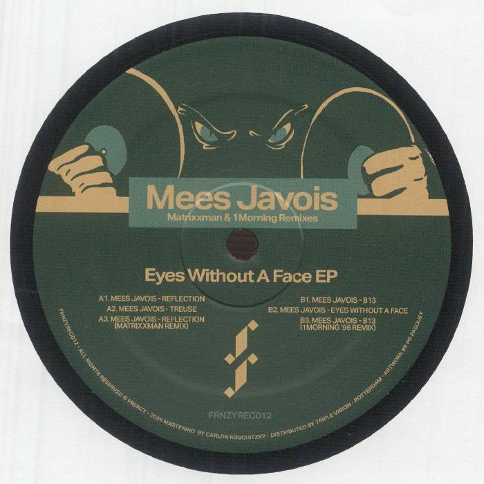 JAVOIS, Mees - Eyes Without A Face vinyl sleeve