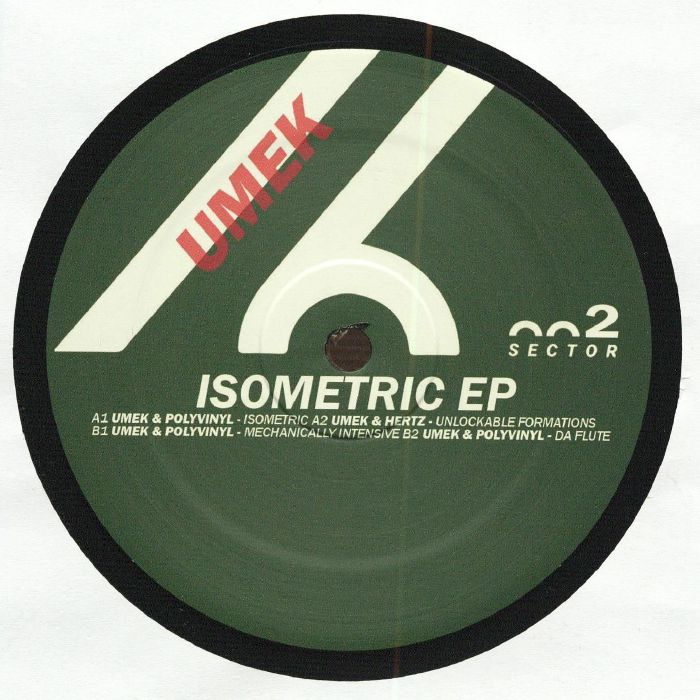 UMEK aka POLYVINYL - Isometrik EP vinyl sleeve