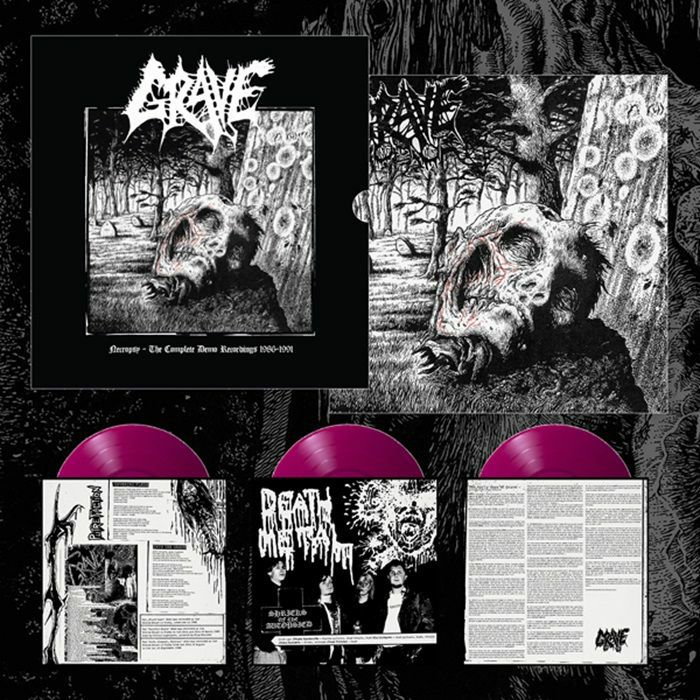 GRAVE - Necropsy: The Complete Demo Recordings 1986-1991 vinyl sleeve