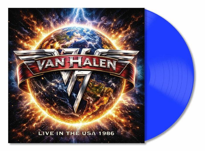 VAN HALEN - Live In The USA 1986 FM Radio Broadcast vinyl sleeve