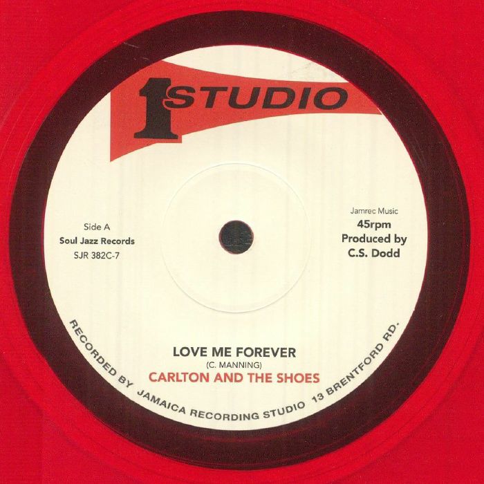 CARLTON & THE SHOES - Love Me Forever vinyl sleeve