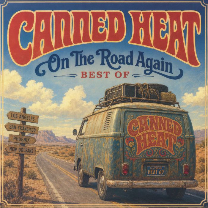 CANNED HEAT - On The Road Again: Best Of Canned Heat vinyl sleeve