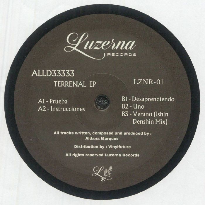ALLD33333 - Terrenal EP vinyl sleeve