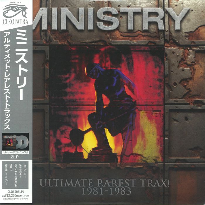 MINISTRY - Ultimate Rarest Trax! 1981-1983 vinyl sleeve
