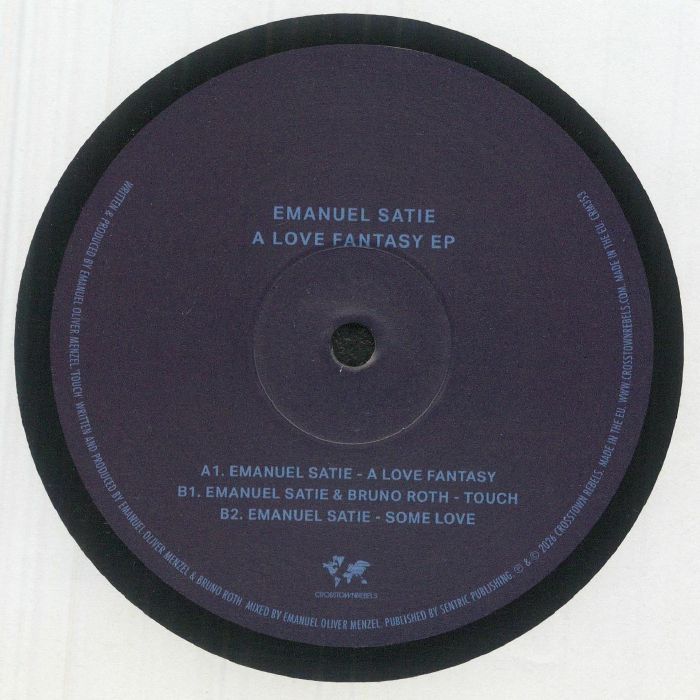 SATIE, Emanuel - A Love Fantasy EP vinyl sleeve