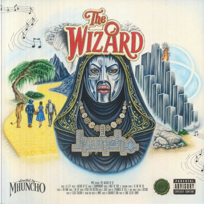 M HUNCHO - The Wizard vinyl sleeve