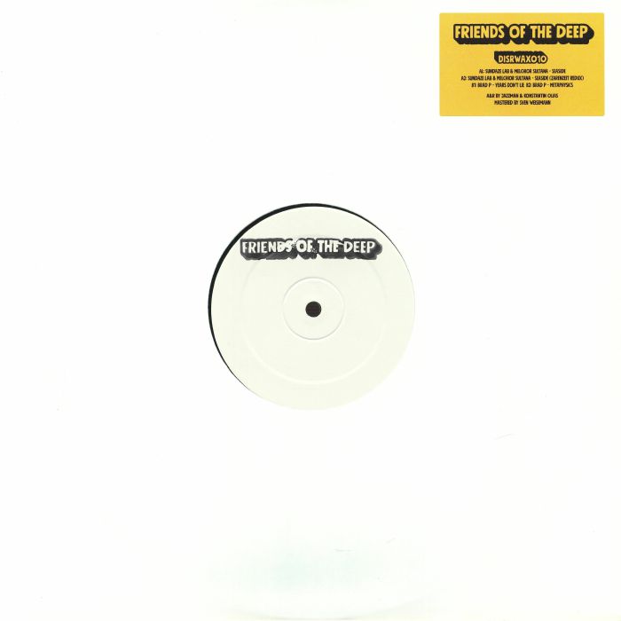 SUNDAZE LAB/MELCHIORSULTANA/BRAD P - Friends Of The Deep vinyl sleeve