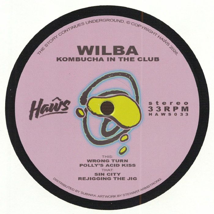 WILBA - Kombucha In The Club vinyl sleeve