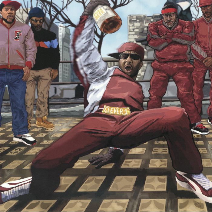 CLEVER 1/SHAR THA ANALOG BASTARD - Da Baddest Incredible B-boy Known 2 Mankind vinyl sleeve