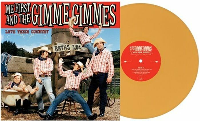 ME FIRST & THE GIMME GIMMES - Love Their Country (reissue) vinyl sleeve