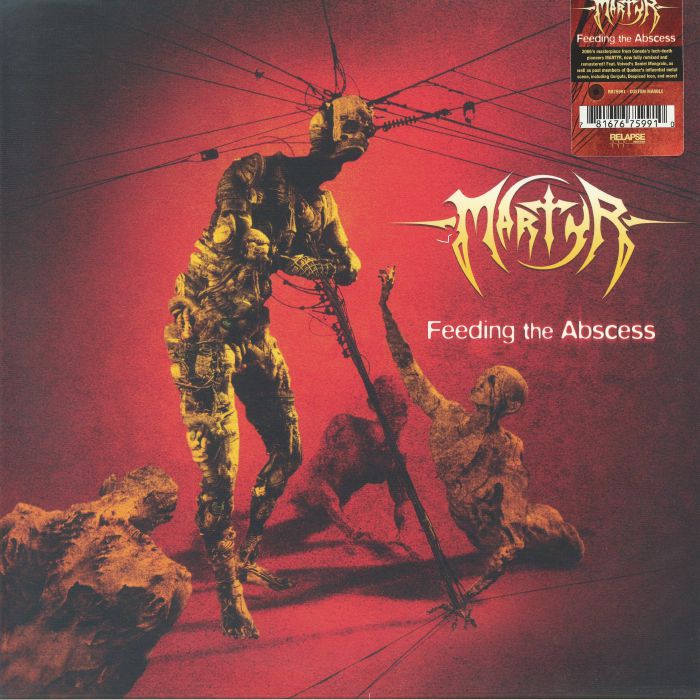 MARTYR - Feeding The Abscess (remastered) vinyl sleeve