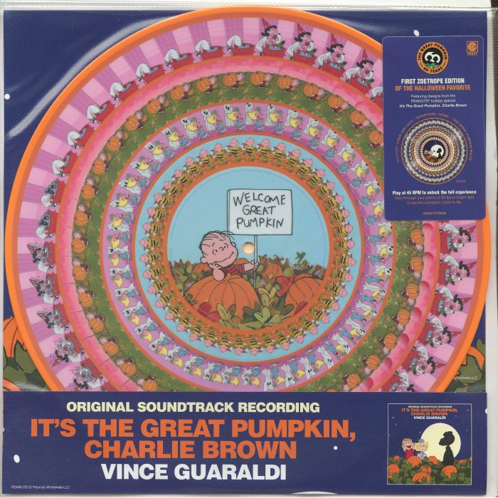 GUARALDI, Vince - It's The Great Pumpkin Charlie Brown (Soundtrack) (reissue) vinyl sleeve