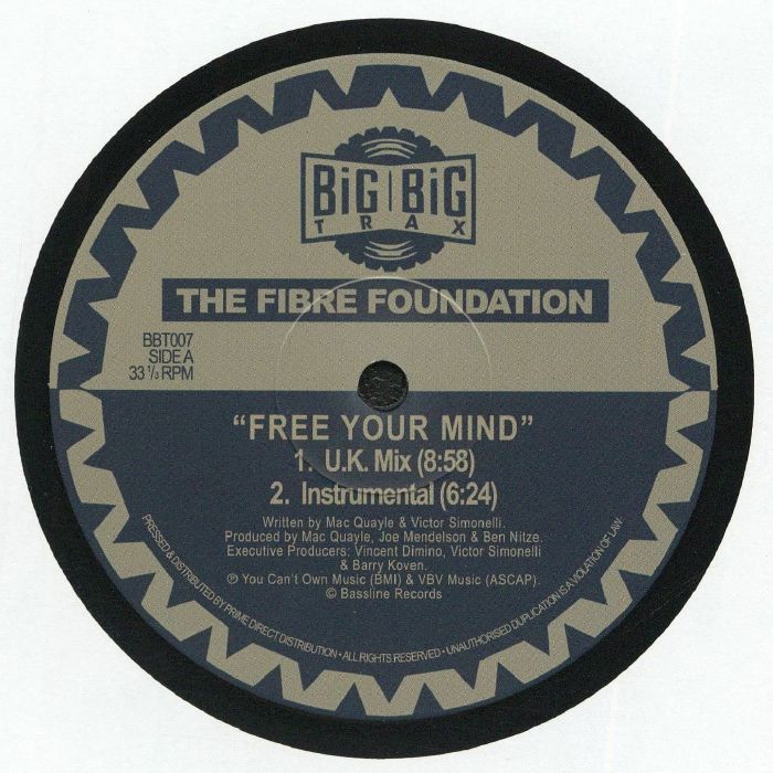 FIBRE FOUNDATION - Free Your Mind vinyl sleeve