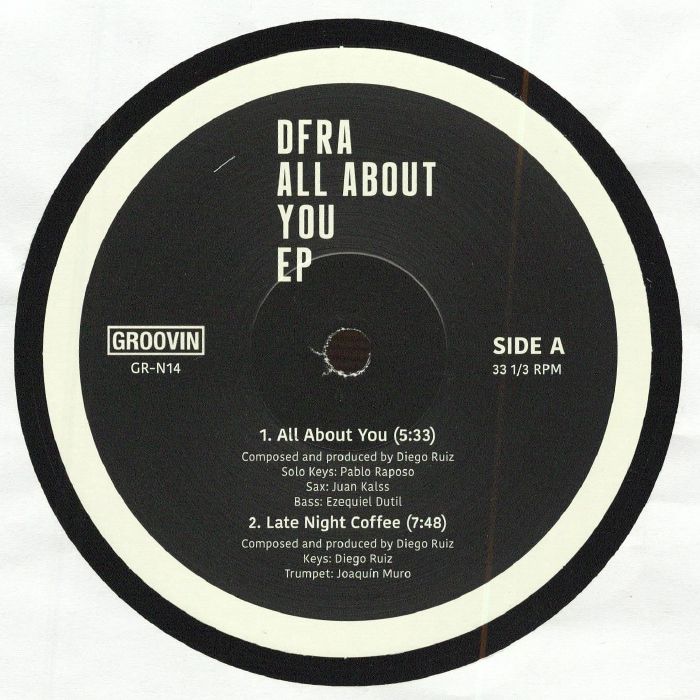 DFRA - All About You EP vinyl sleeve