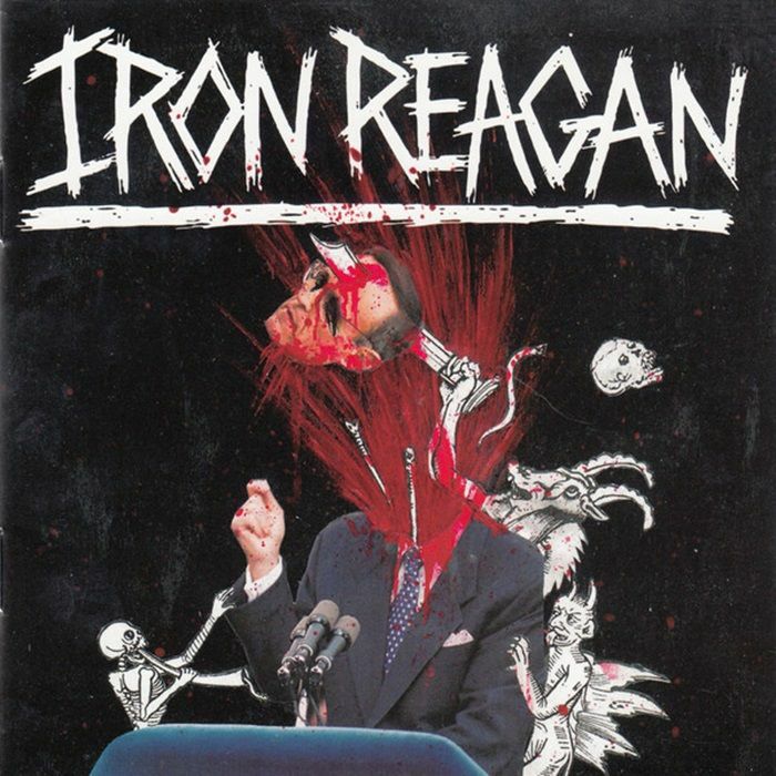 IRON REAGAN - The Tyranny Of Will (reissue) vinyl sleeve