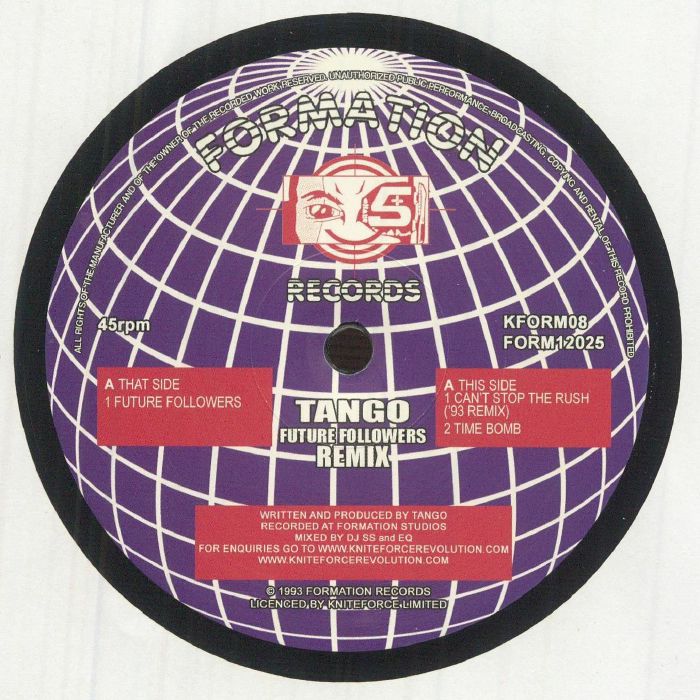 TANGO - Future Followers (remix) vinyl sleeve
