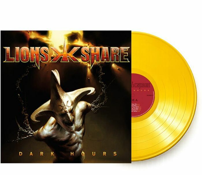 LION'S SHARE - Dark Hours (reissue) vinyl sleeve