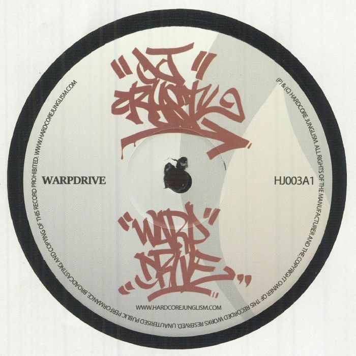 DJ CRYSTL - Warp Drive vinyl sleeve