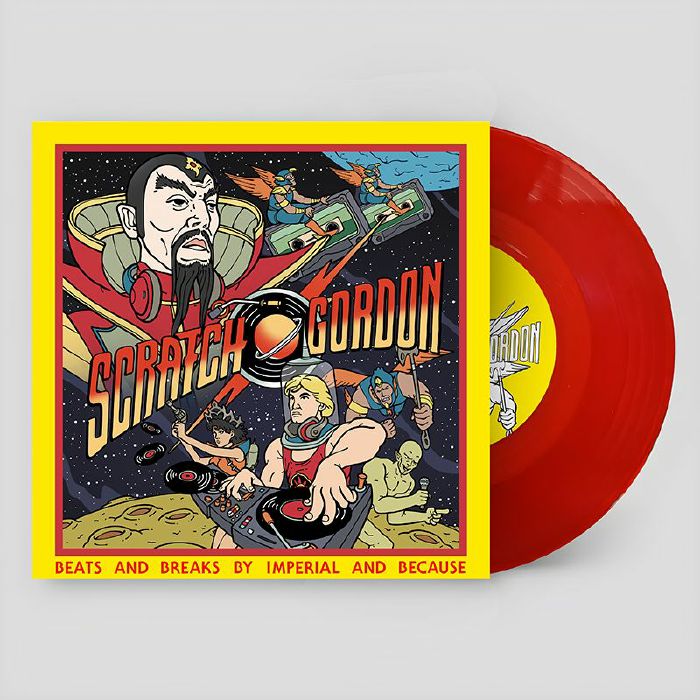 DJ BECAUSE/IMPERIAL - Scratch Gordon vinyl sleeve