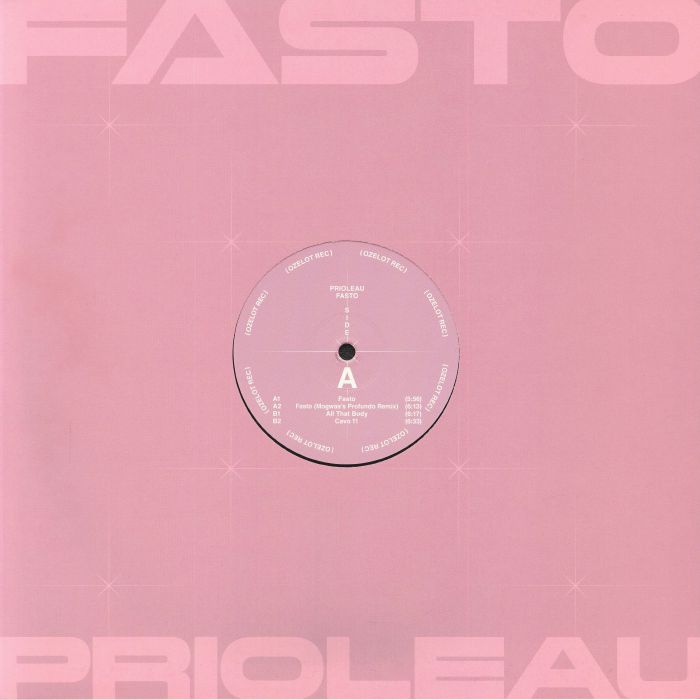 PRIOLEAU - Fasto EP vinyl sleeve