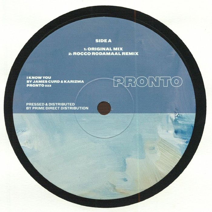 CURD, James/KARIZMA - I Know You vinyl sleeve