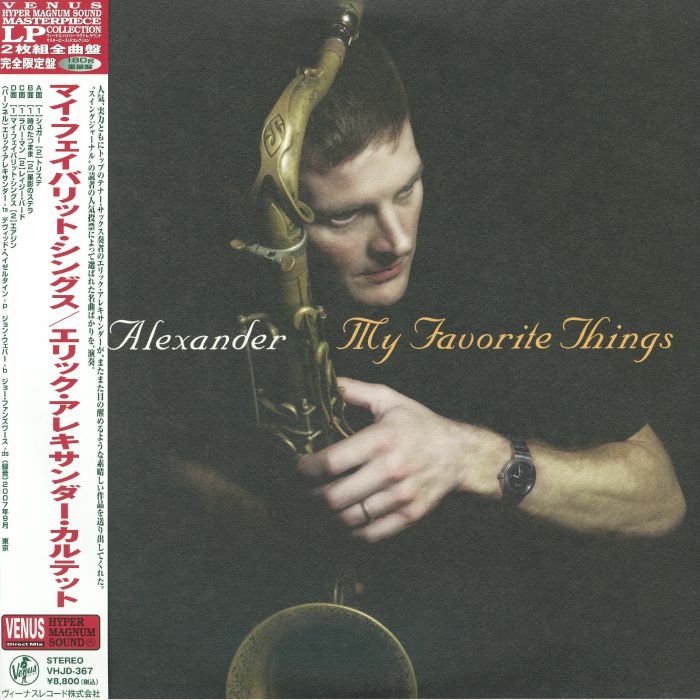 ERIC ALEXANDER QUARTET - My Favorite Things (Venus Masterpiece LP Collection) vinyl sleeve