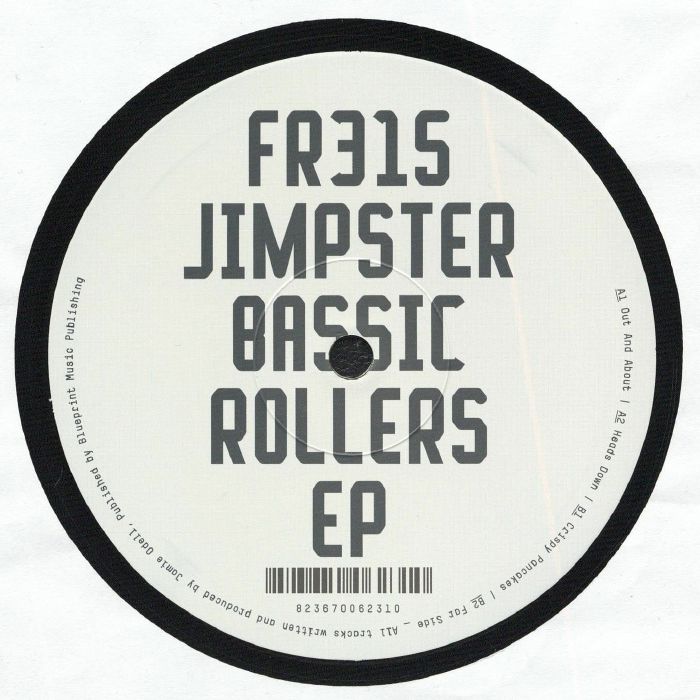JIMPSTER - Bassic Rollers EP (reissue) vinyl sleeve