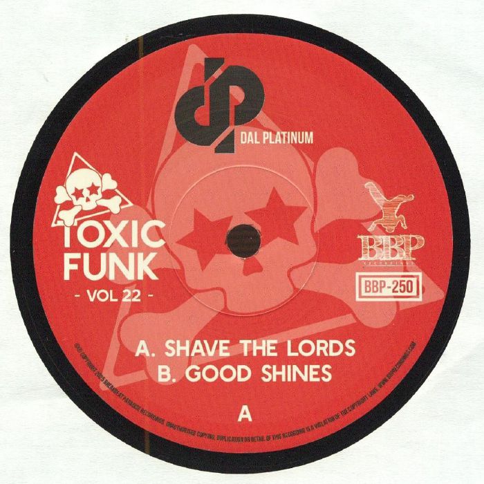 DAL PLATINUM - Toxic Funk Vol 22 vinyl sleeve