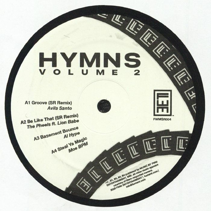 VARIOUS - HYMNS Volume 2 (feat Moe BPM, DJ Kemit, Stefan Ringer) vinyl sleeve