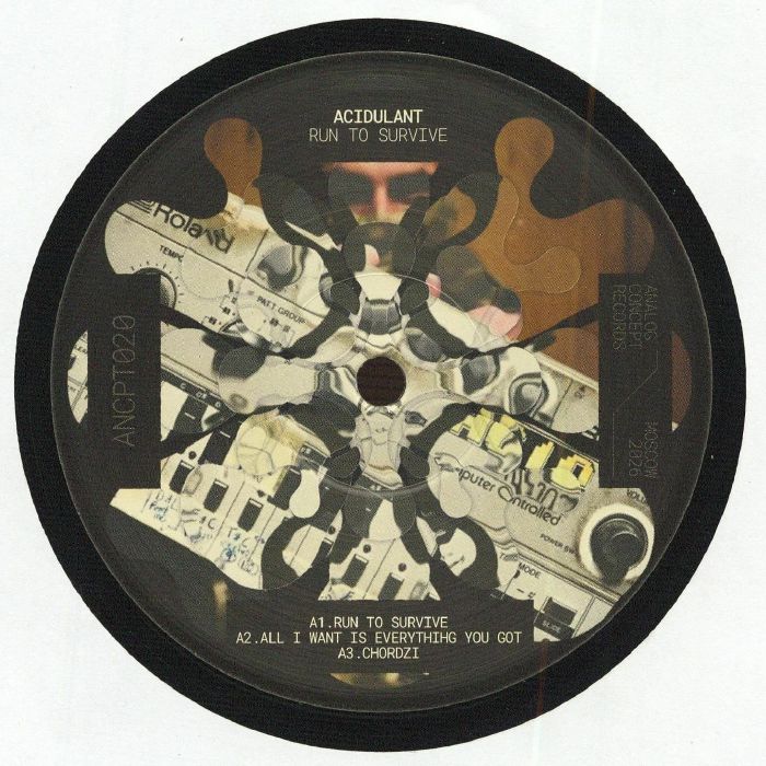 ACIDULANT - Run To Survive vinyl sleeve
