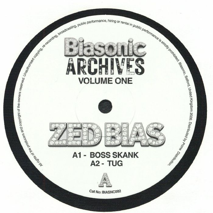 BIAS, Zed - Archives Vol 1 vinyl sleeve