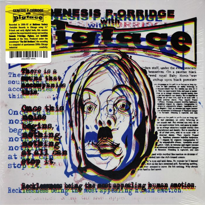 PIGFACE with GENESIS P ORRIDGE - The Howler An English Breakfast vinyl sleeve