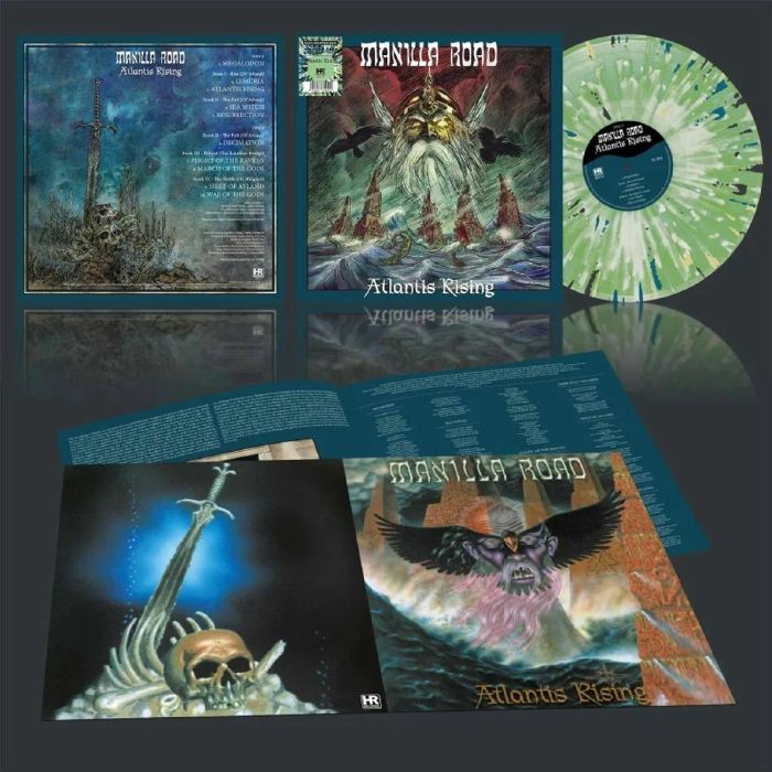 MANILLA ROAD - Atlantis Rising (reissue) vinyl sleeve