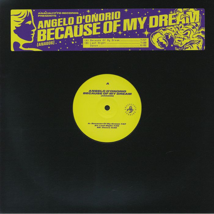 D'ONORIO, Angelo, Because Of My Dream (reissue)