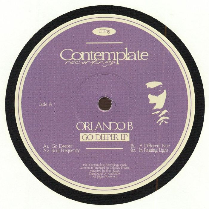 ORLANDO B - Go Deeper EP vinyl sleeve