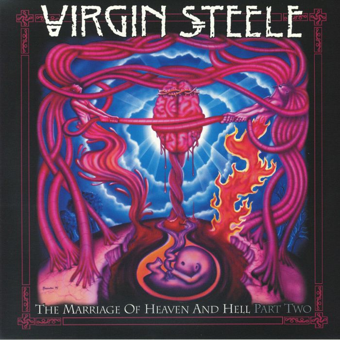 VIRGIN STEELE - The Marriage Of Heaven & Hell Part Two vinyl sleeve