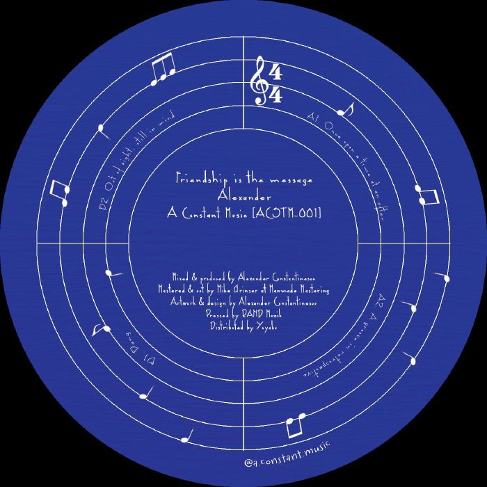 ALEXANDER - Friendship Is The Message vinyl sleeve