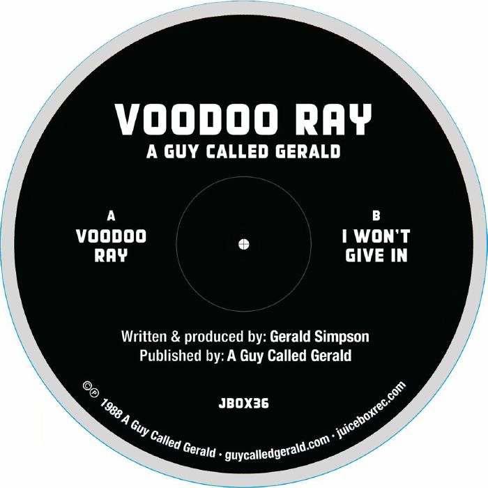 A GUY CALLED GERALD - Voodoo Ray EP (reissue) vinyl sleeve