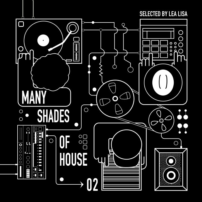 LEA LISA/VARIOUS - Many Shades Of House Vol 2 vinyl sleeve
