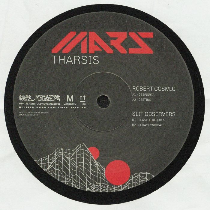 COSMIC, Robert/SLIT OBSERVERS - Tharsis vinyl sleeve