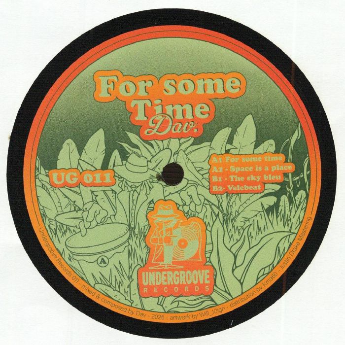 DAV - For Some Time vinyl sleeve
