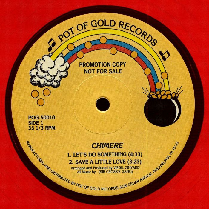 CHIMERE - Let's Do Something (reissue) vinyl sleeve