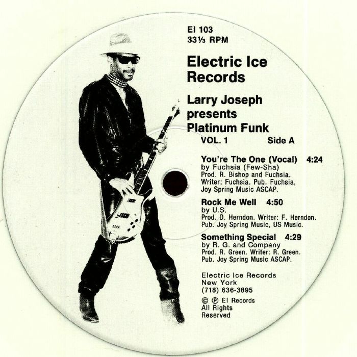 JOSEPH, Larry/VARIOUS - Platinum Funk Vol 1 (reissue) vinyl sleeve