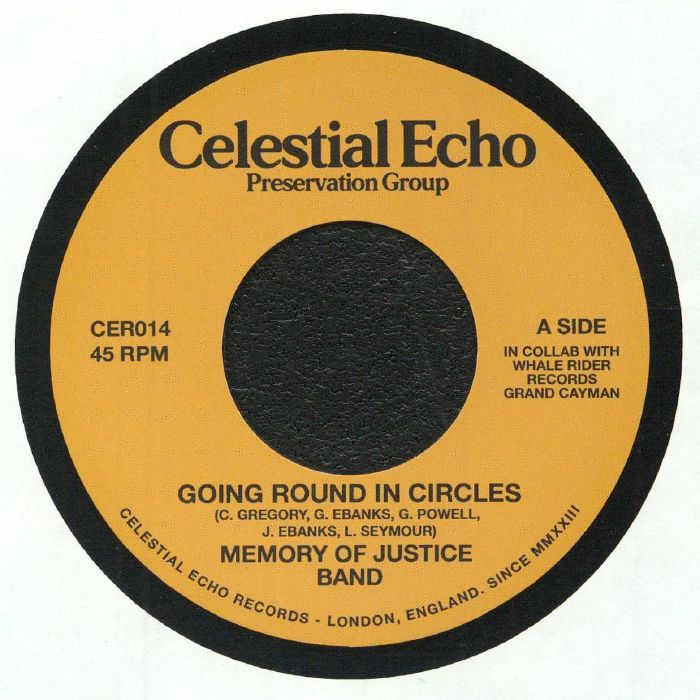 MEMORY OF JUSTICE BAND - Going Round In Circles vinyl sleeve